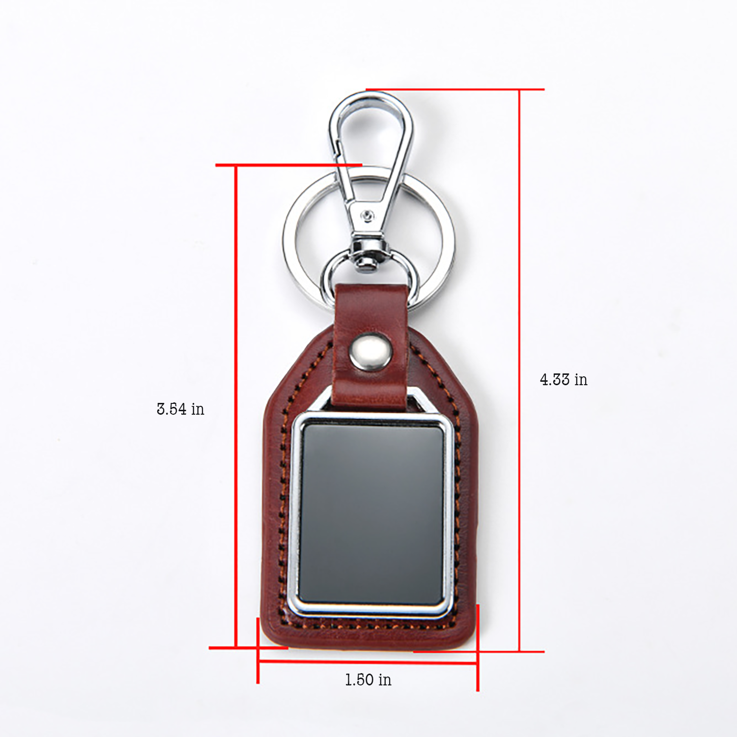 Custom PU Leather Keychain 2