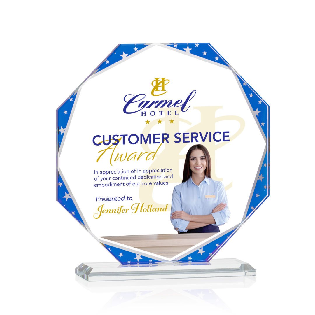 Mystique Octagon VividPrint™ Award 5