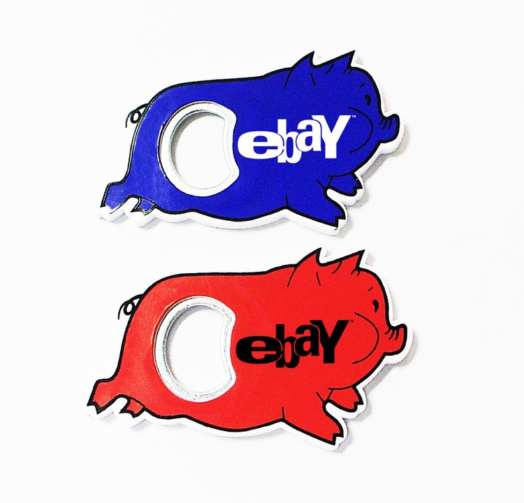 Jumbo size pig shape magnetic bottle opener