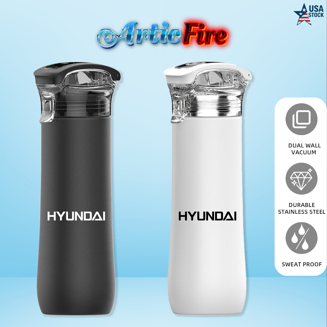 ArticFire 23oz Double Wall Vacuum Insulated Bottle with Locking Flip Top Lid and Carrying Handle 4