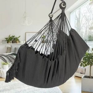 Home Macrame Hanging Hammock Chair 7