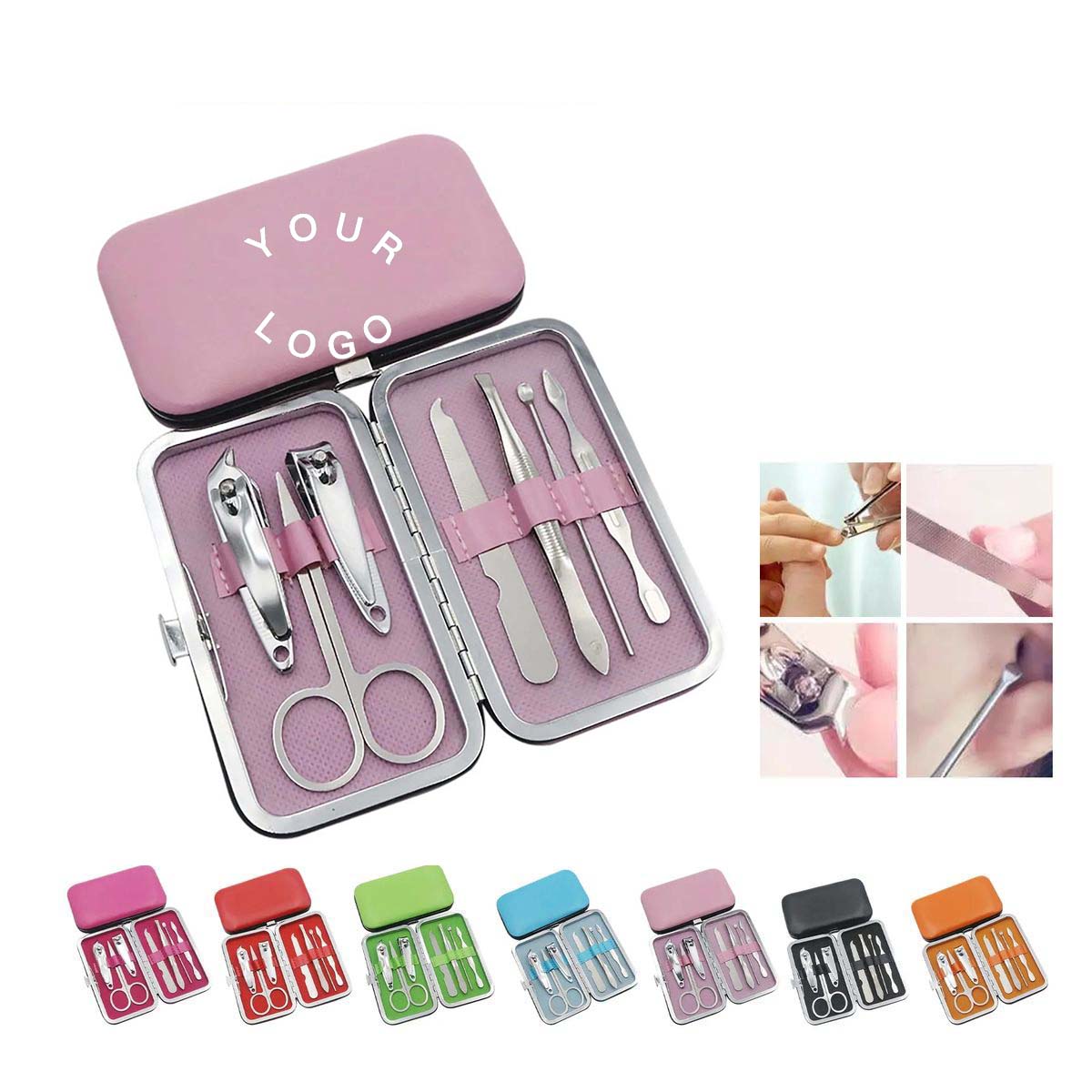 Travel Nail Clipper Set with Stainless Steel Tools 4