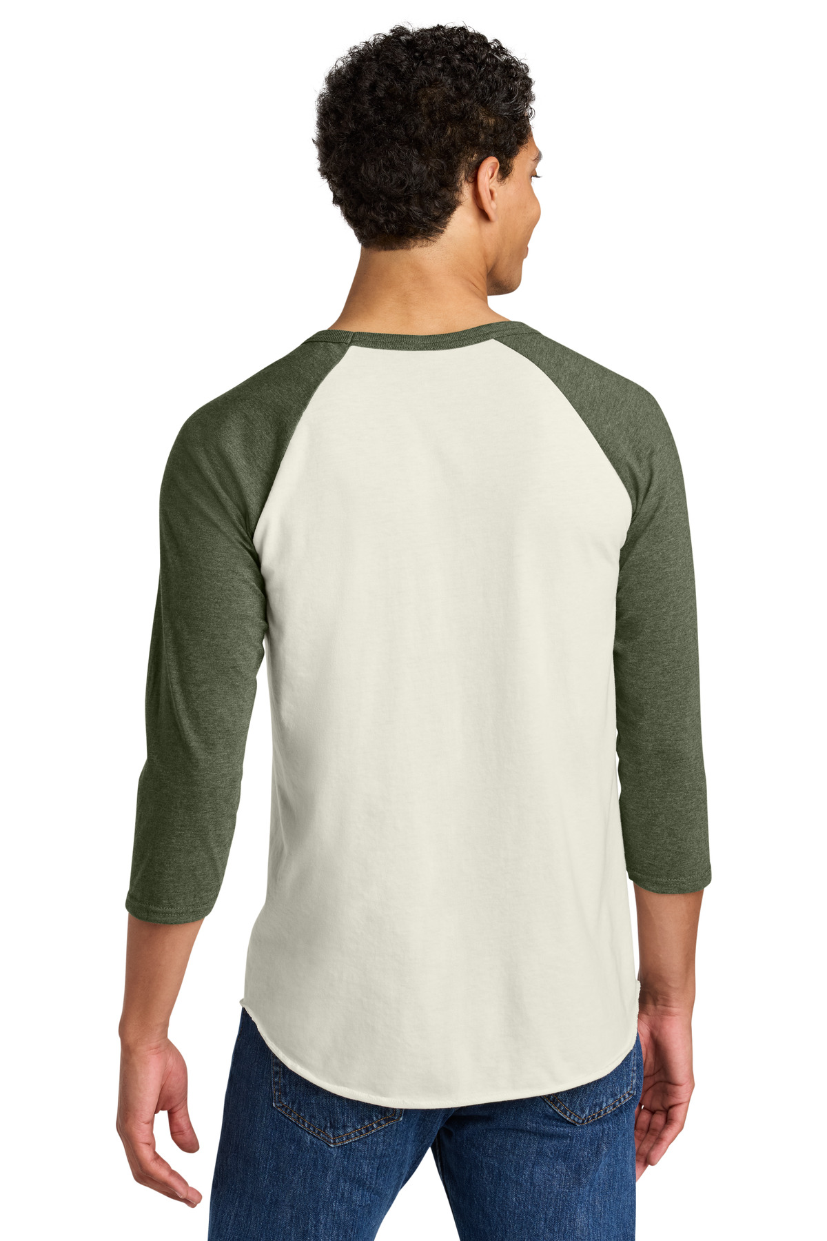 Jerzees Unisex Premium Blend Combed Ring Spun 3/4-Sleeve Raglan 560R 56