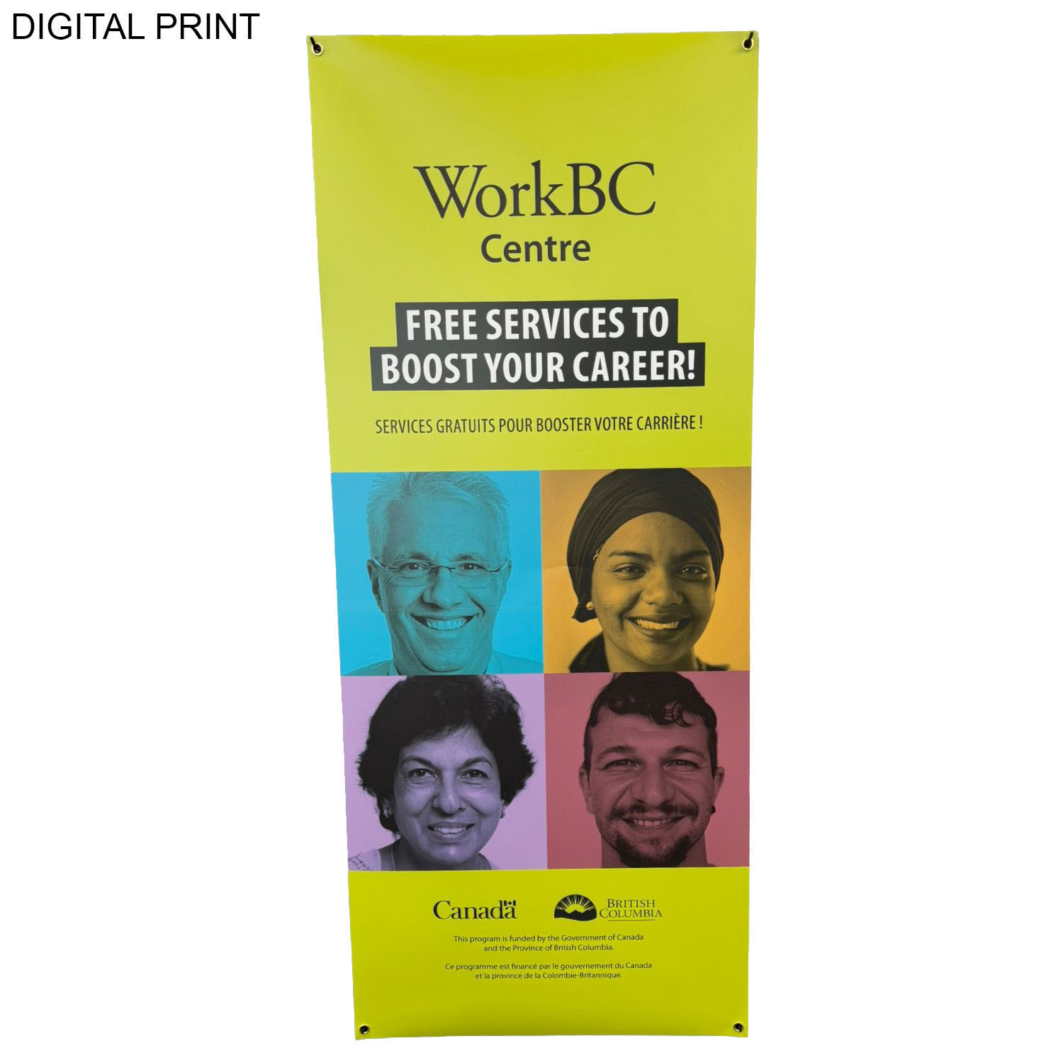 48Hr Quick Ship - Tradeshow Package, Tripod Banner with Graphics DP788 + Sublimated Tablecover SU499 7