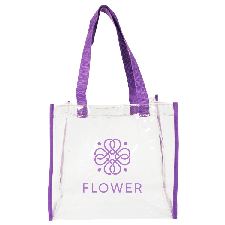 Coronado Clear Open Top Tote, custom tote bag with logo imprint 21