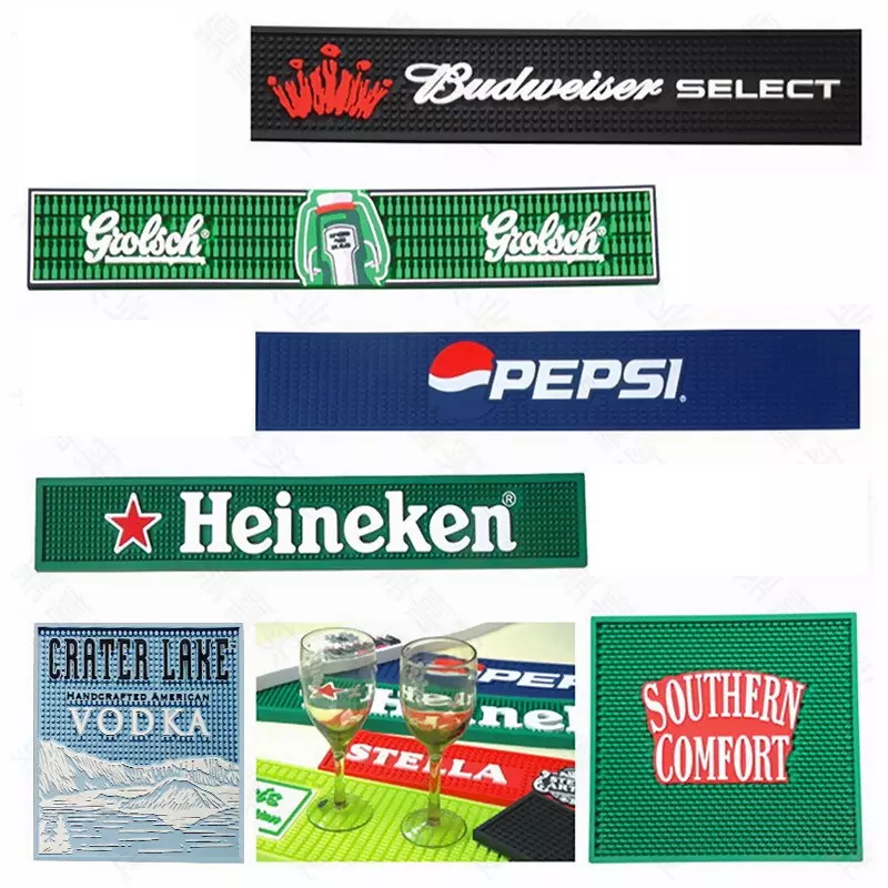 Custom PVC Rubber Bar Beer Mat 3