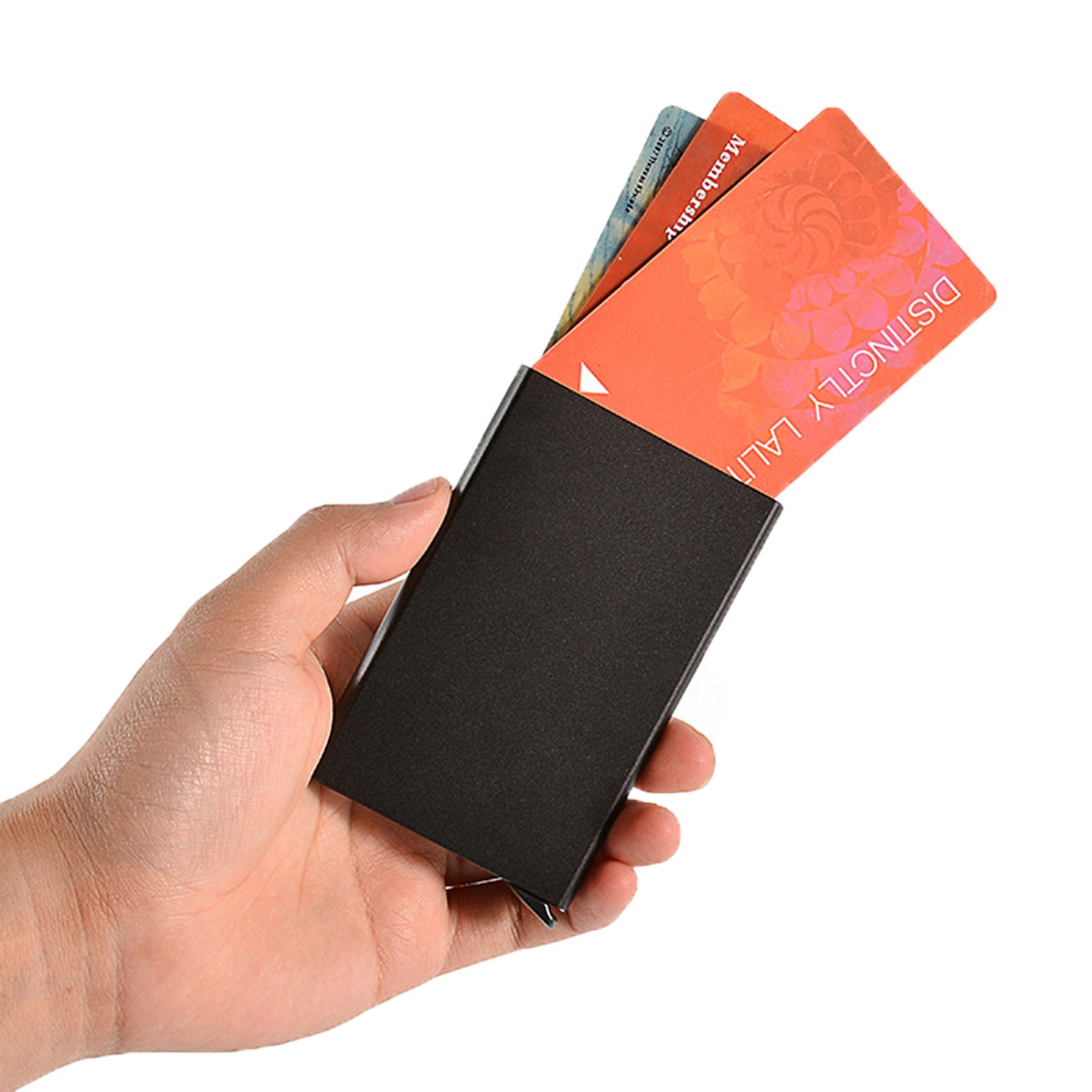 Aluminum Alloy Auto Pop-Up RFID Credit Card Case 2