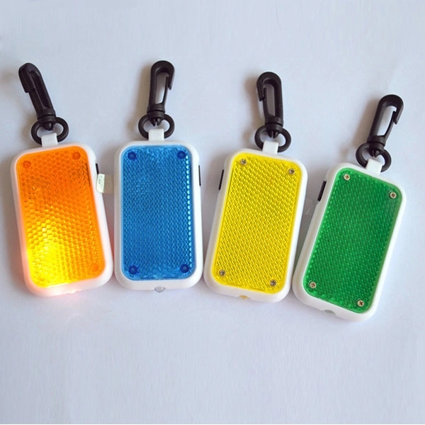Custom Safety Reflector Light Keychain 2