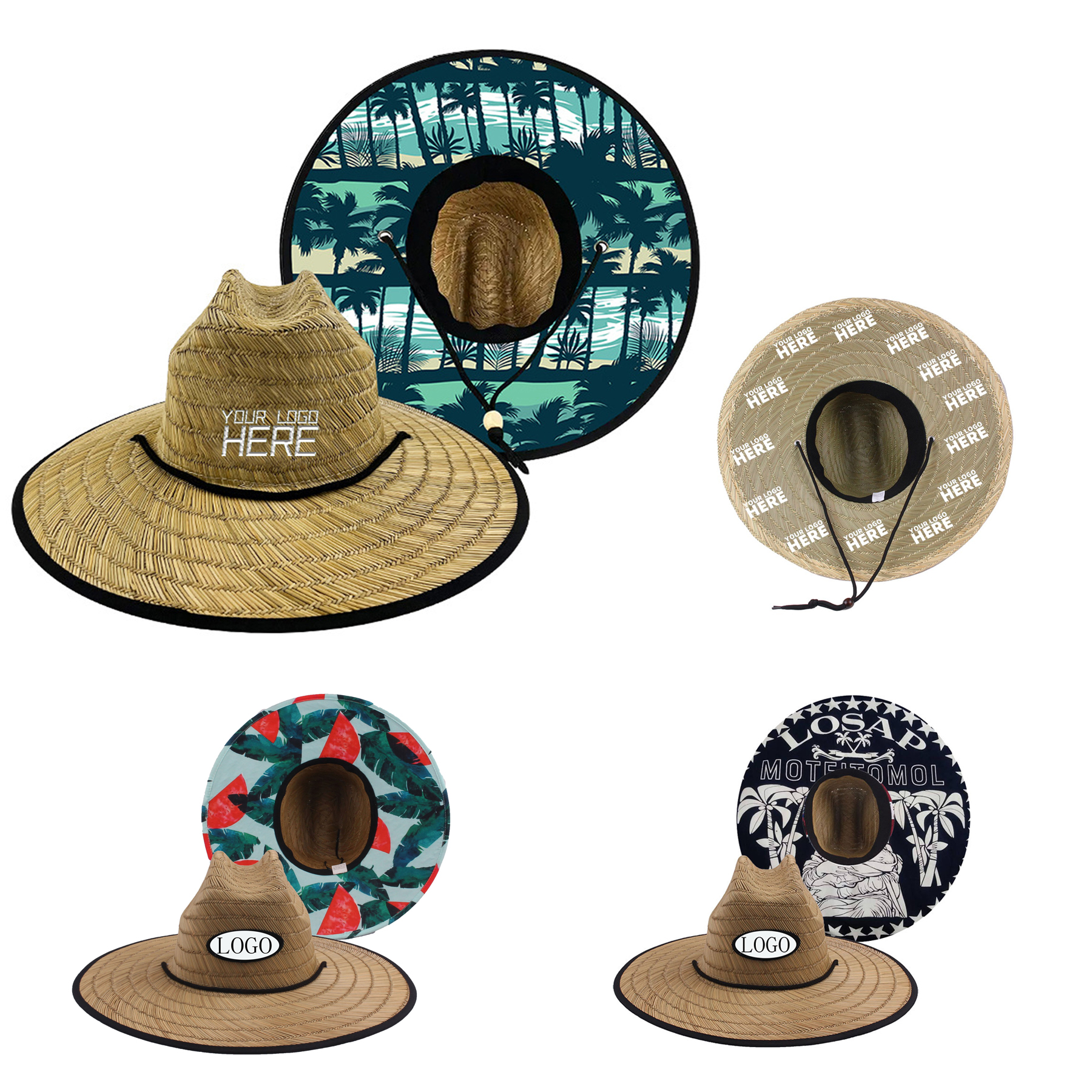 Beach Sun Straw Hat 1
