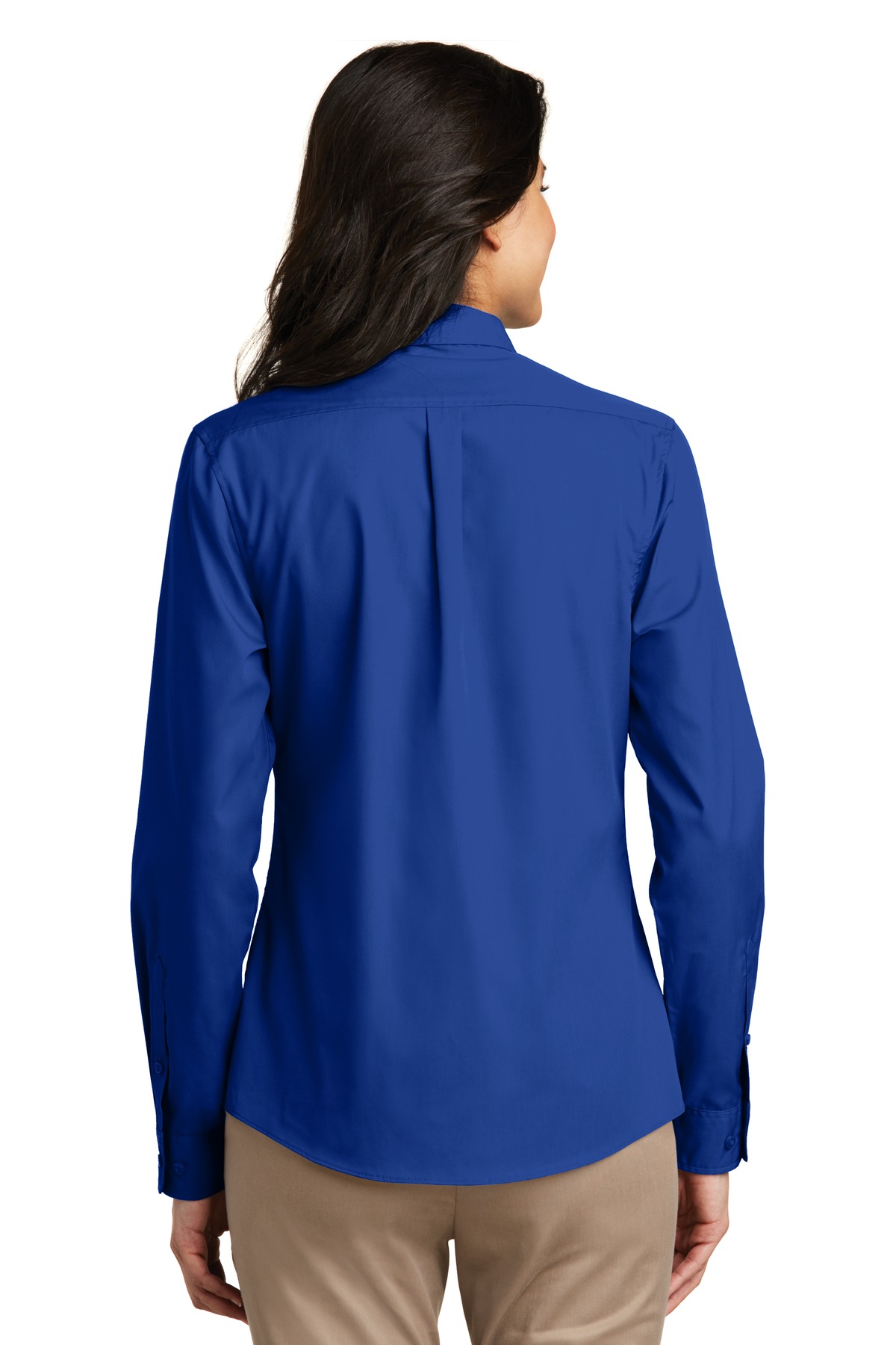 Port Authority Women's Long Sleeve Carefree Poplin Shirt. LW100 72