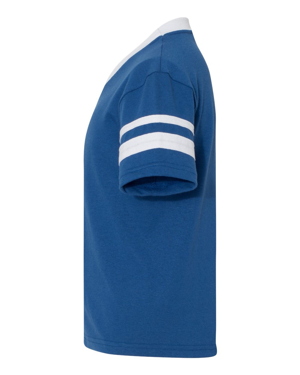 Youth V-Neck Jersey with Striped Sleeves - 361 32