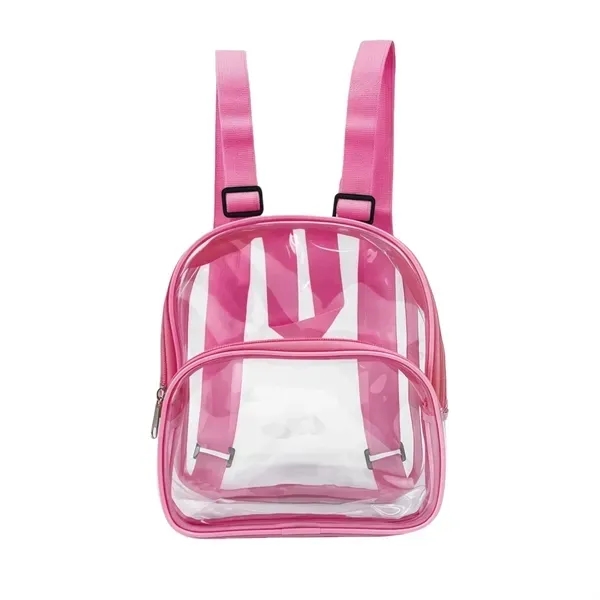 Waterproof Clear Mini PVC Backpack with Transparent Bag 11