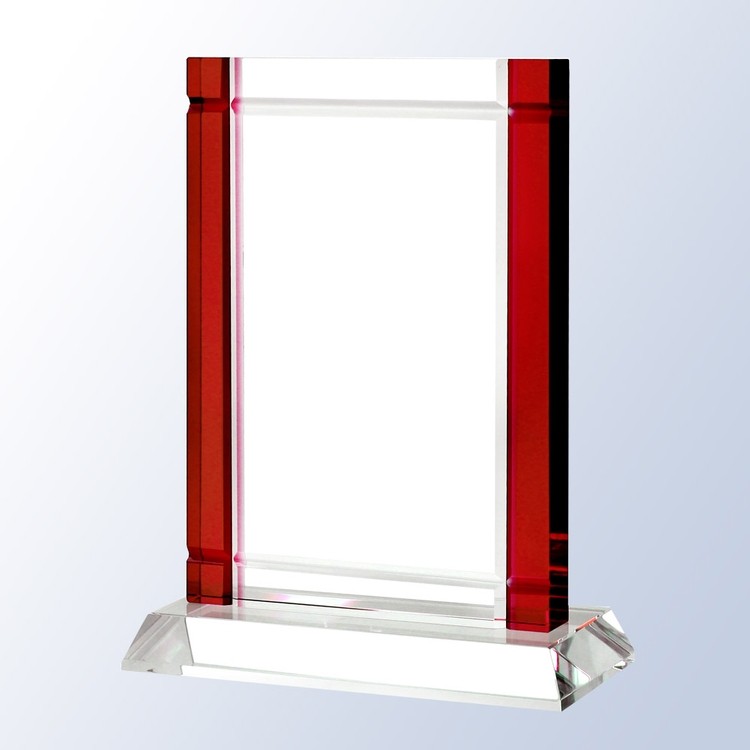 Red Deco Optical Crystal Award 2