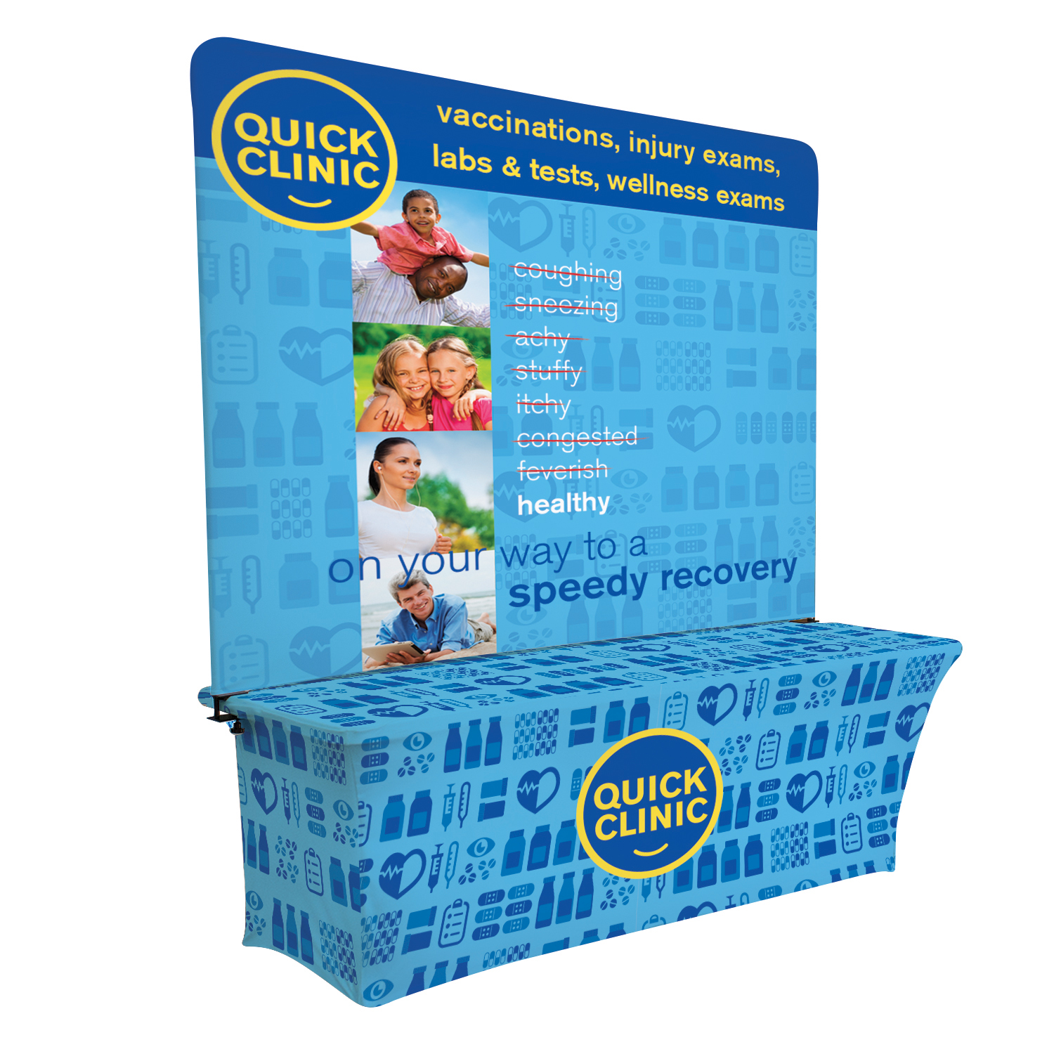 8' Over-the-Top Display Graphic Cover (Tall Back Wall) 4
