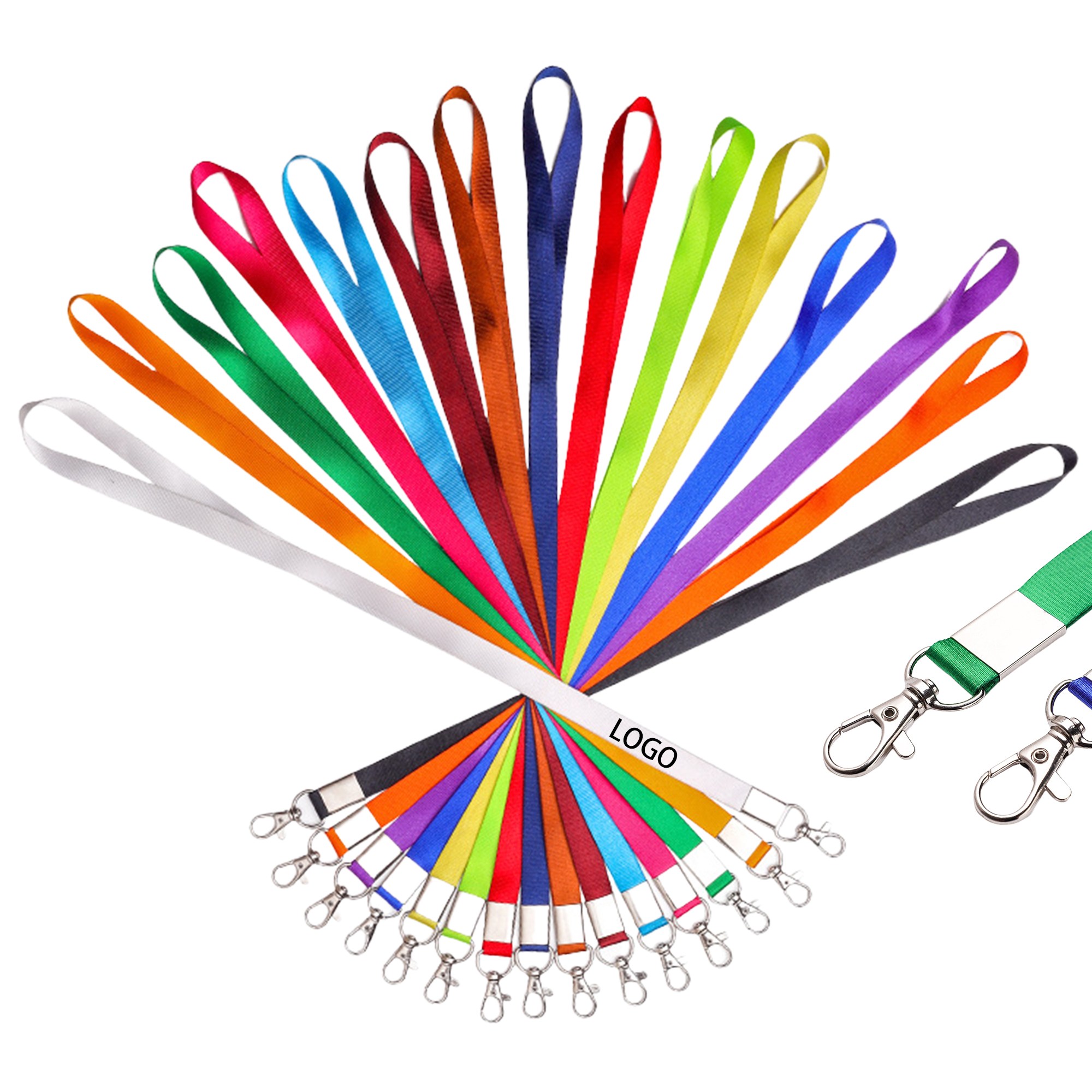 0.6" Polyester Card Holder Lanyard 1