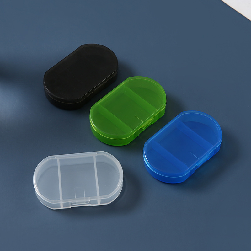 Mini Clear 3 Compartments Pill Box 2