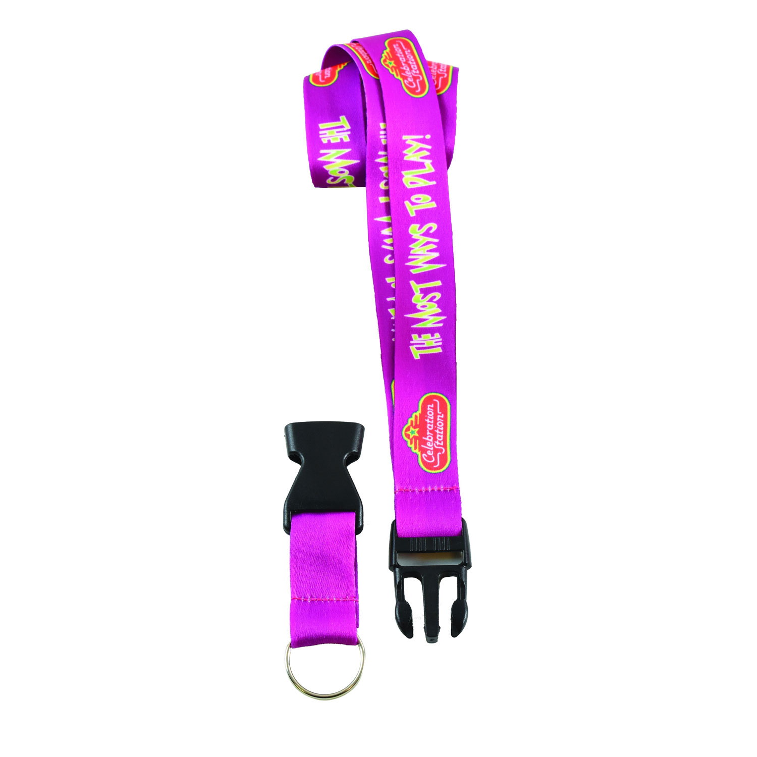 5/8" Dye Sublimation Lanyards with Buckle Release 5