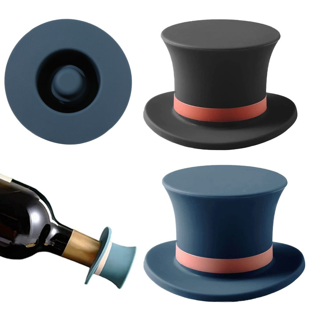 Silicone Magic Hat Wine Bottle Stopper 2