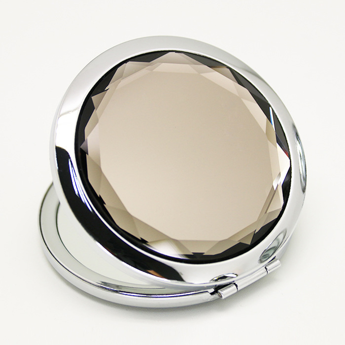 Folding Crystal Round Cosmetic Mirrors--2.76"*2.76" 7