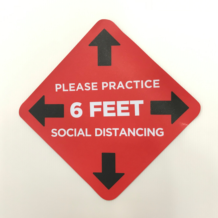 Square Custom Floor Decal 3