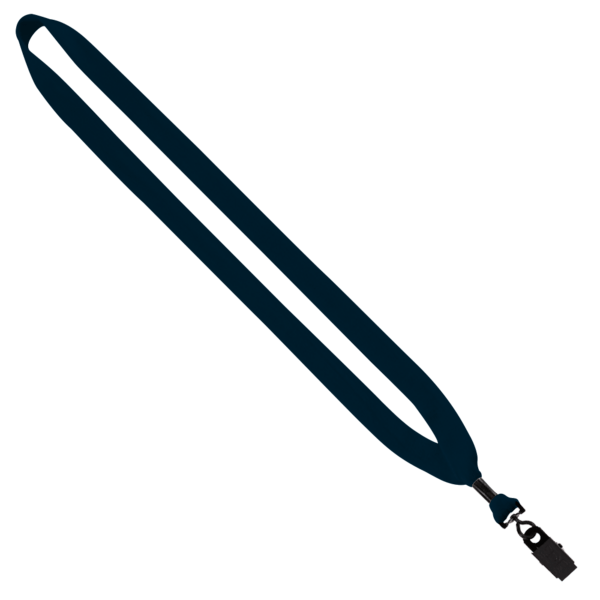 3/4" Cotton Lanyard with Metal Crimp & Split-Ring 76