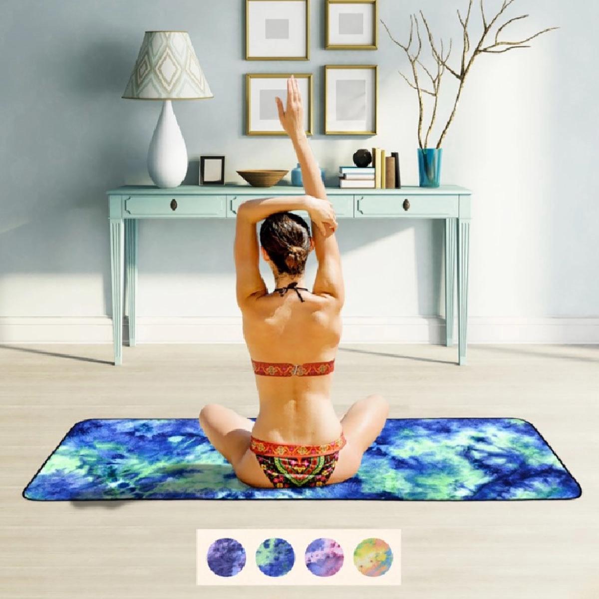 Non-slip tie-dyeYoga Towel for gym 3