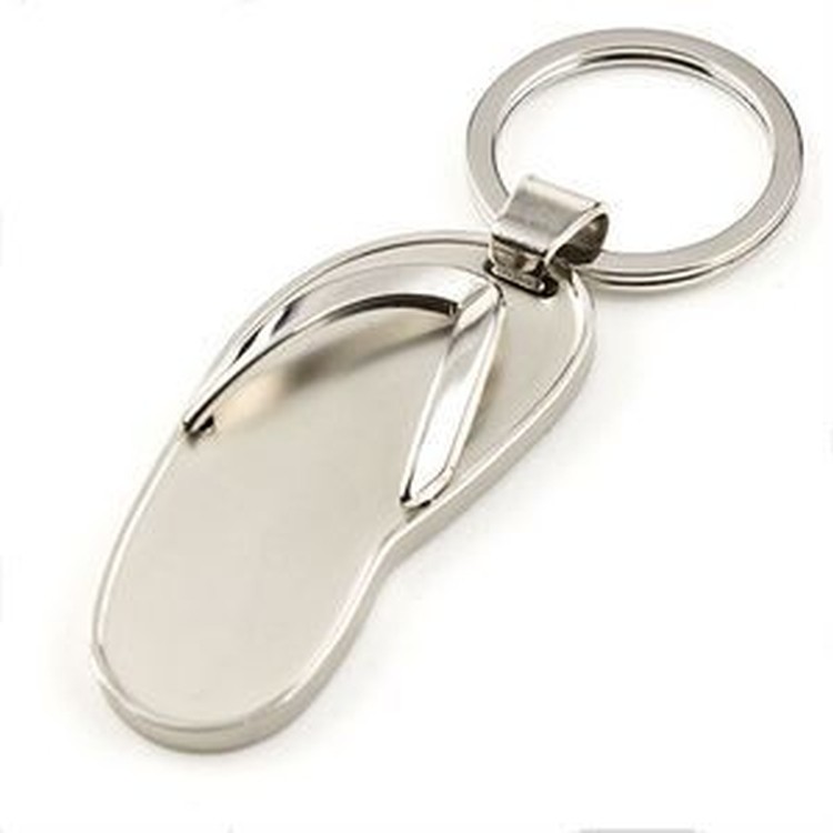 Stainless Steel Flip Flop Key Chain 1