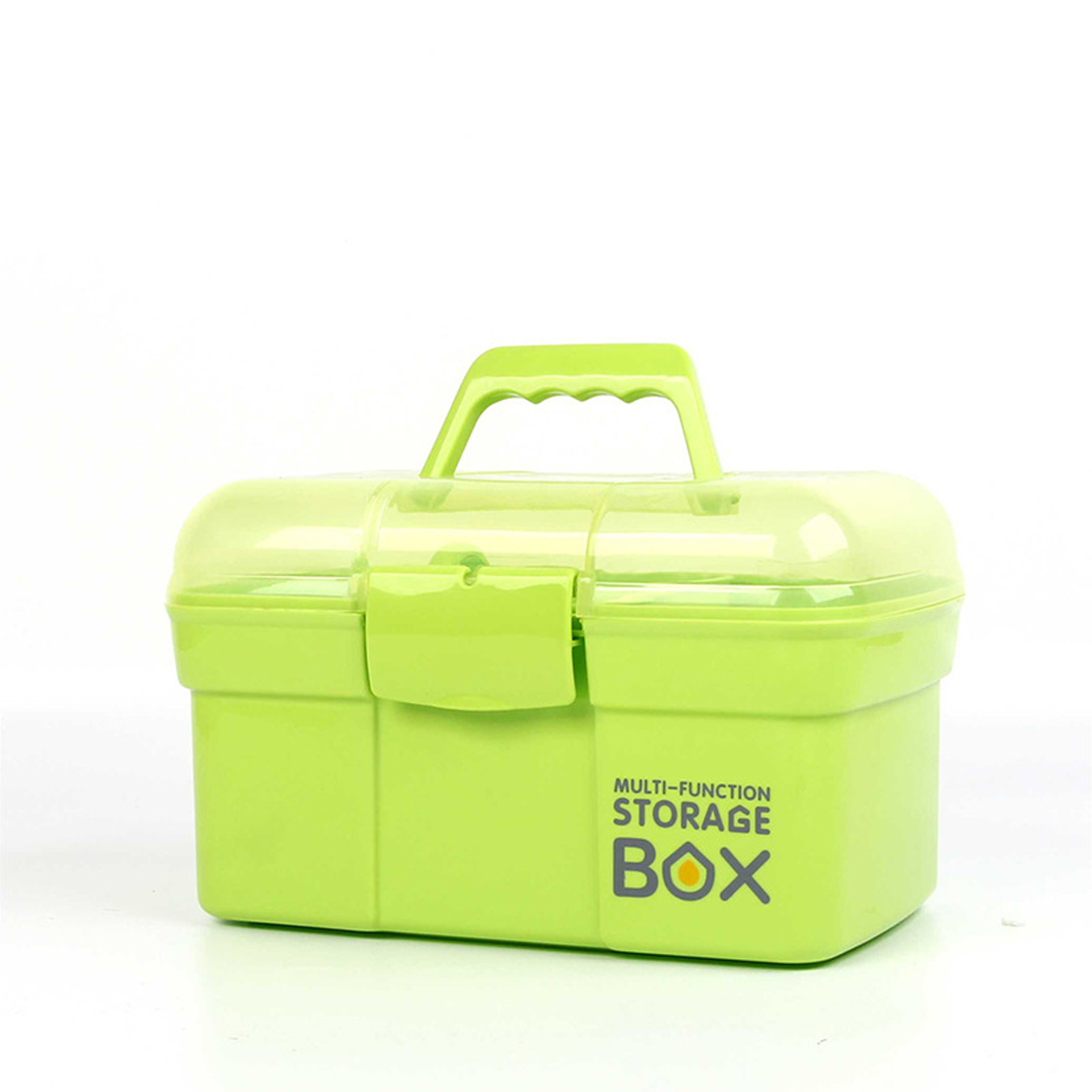 11" Plastic Storage Box with Removable Tray 5