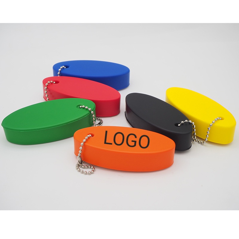 Oval Floater Foam Keychain 1