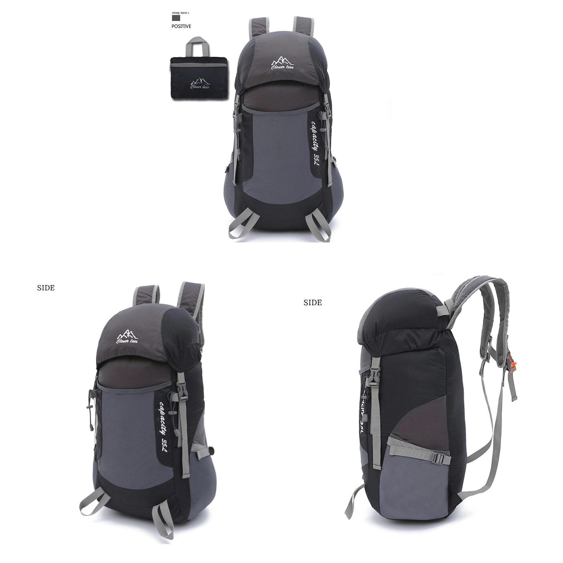 Lightweight Packable Travel Hiking Backpack Daypack 6
