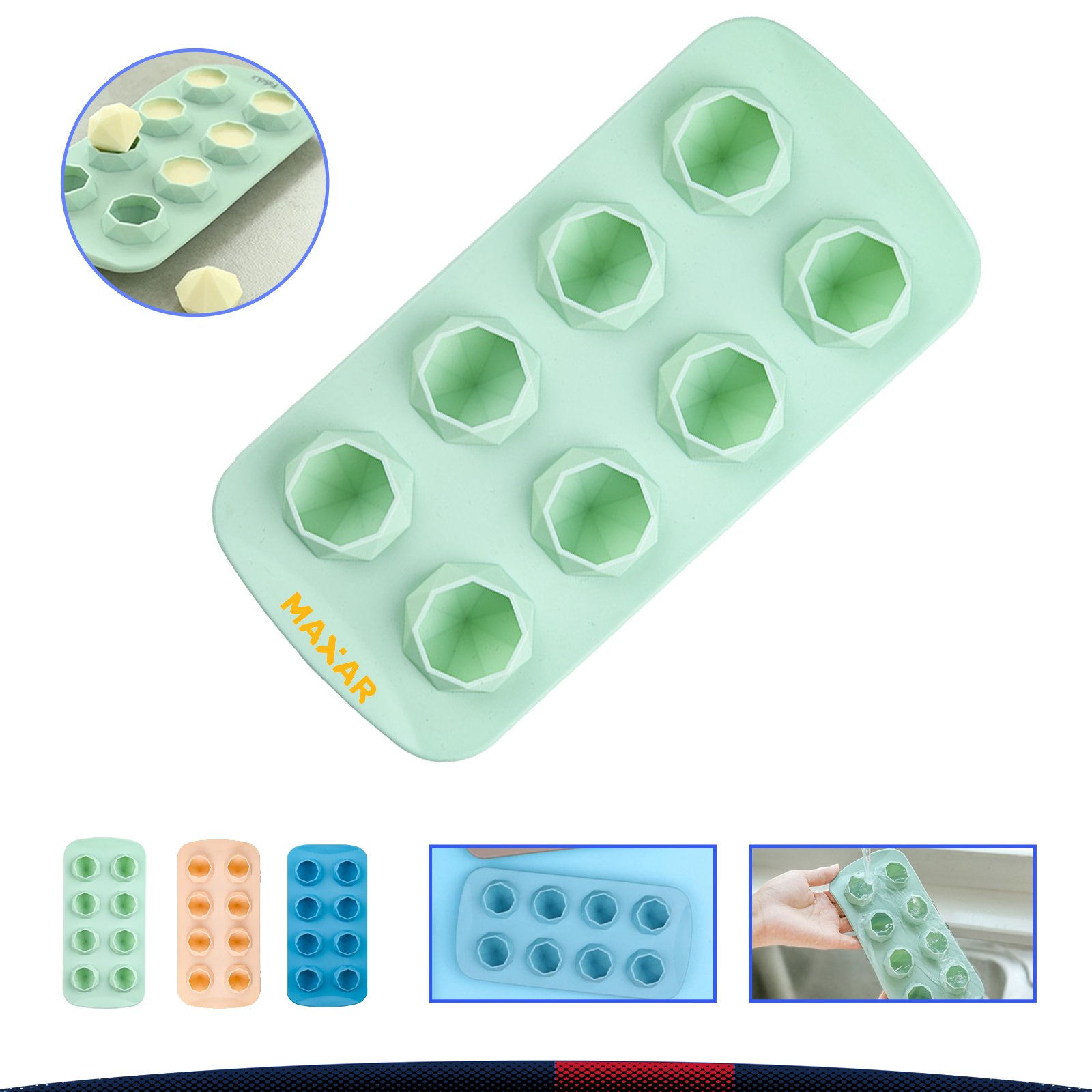 Crystal Diamond Ice Mold 2