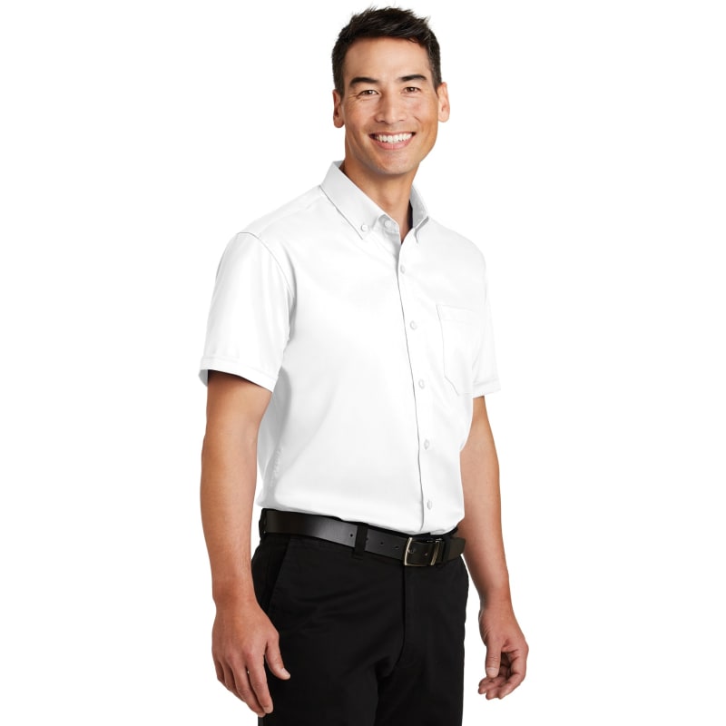 Port Authority Short Sleeve SuperPro Twill Shirt. 3