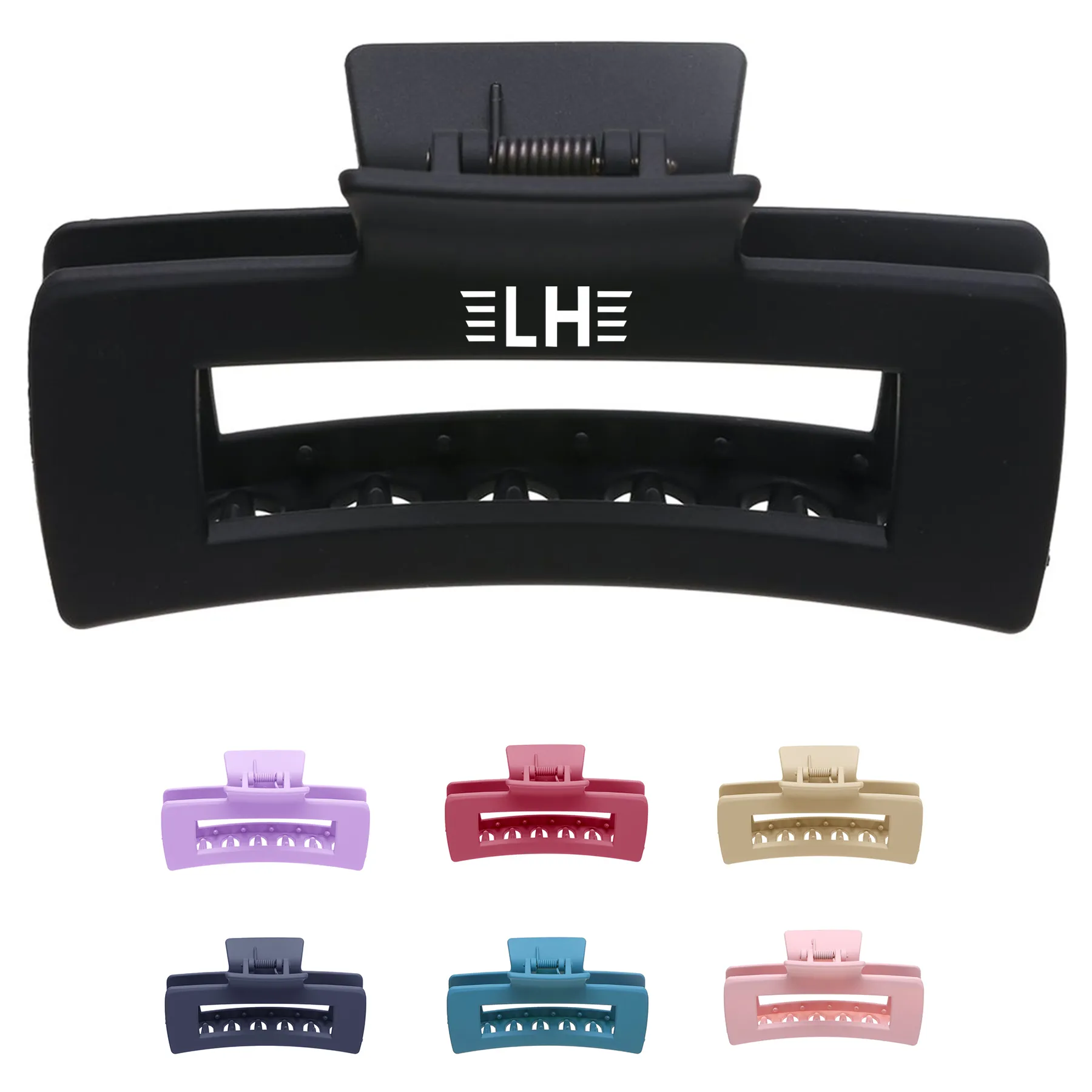 Rectangle Hair Clips 2