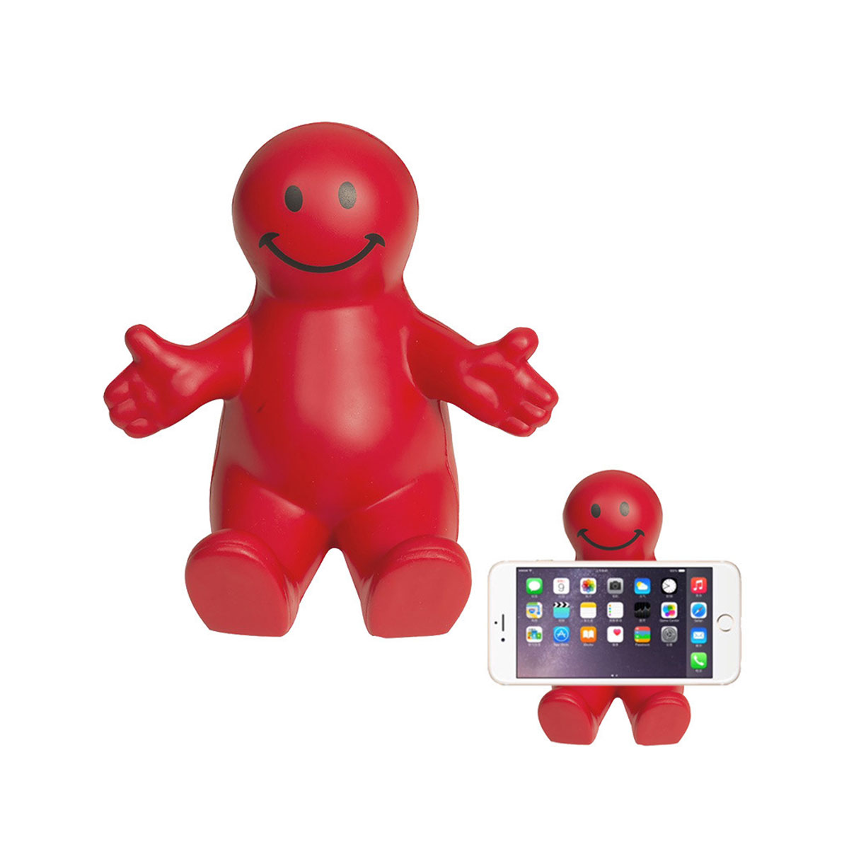 Fun Smile Face Squeezable Phone Holders 2