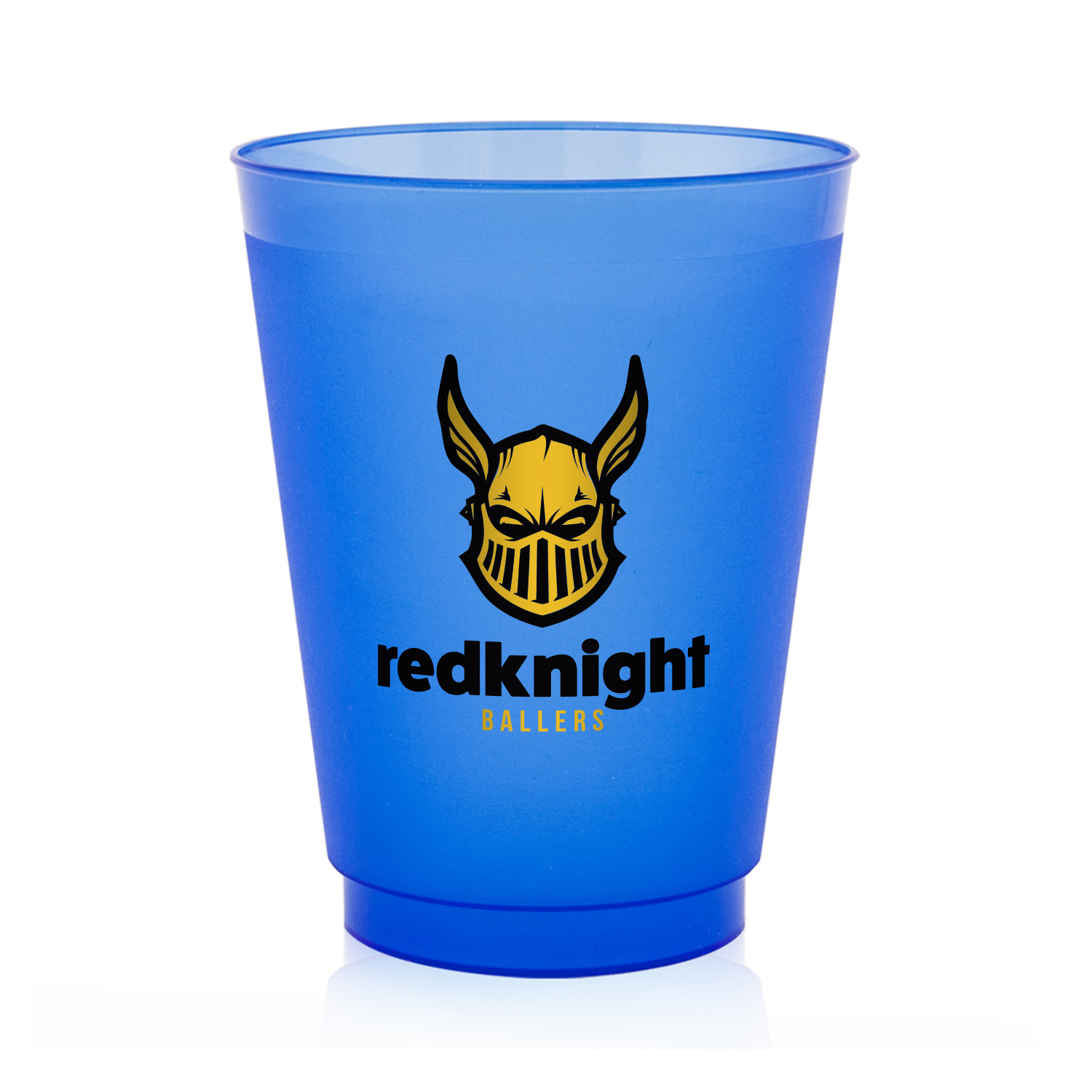 16 oz. Court Side Frosted Plastic Stadium Cup (1 Color Imprint) 2