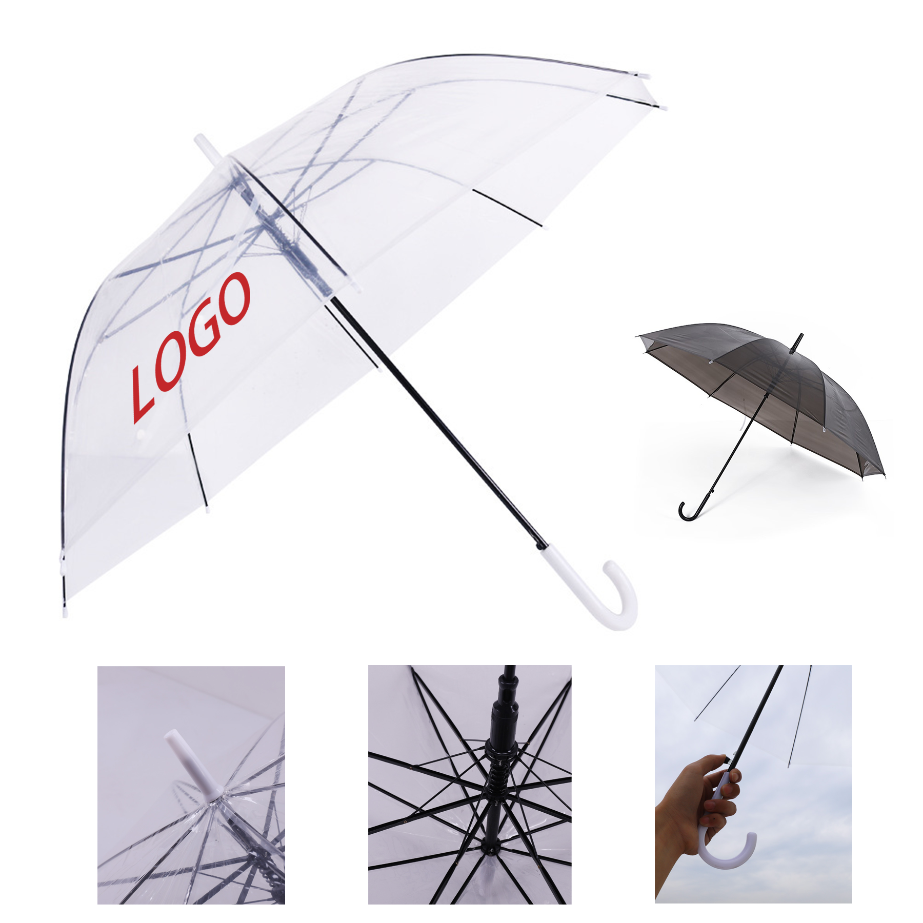 Bublle Clear Umbrella  MOQ 50PCS 2