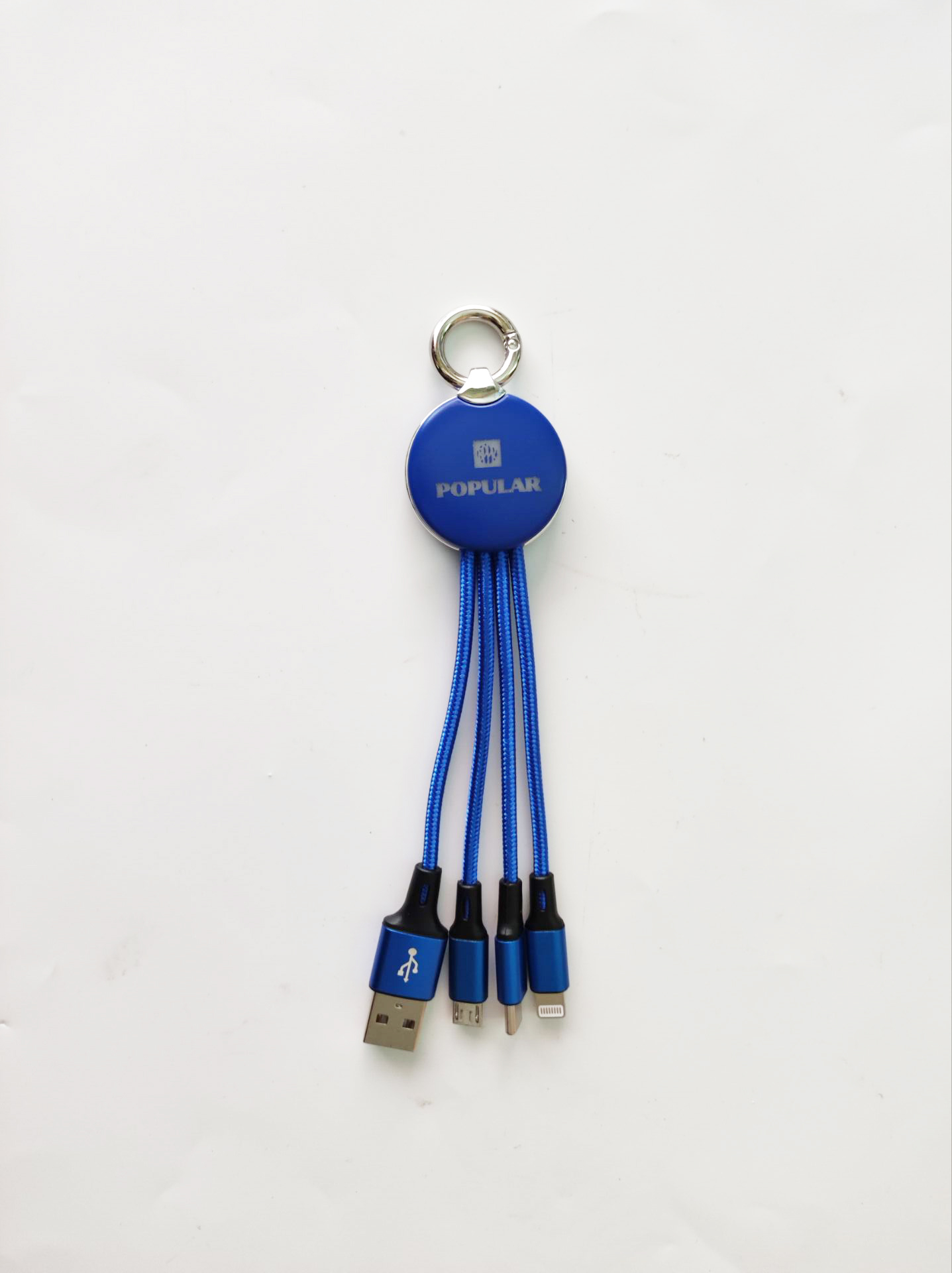 USB LED Light Logo 3-In-1 Charging Cables 3