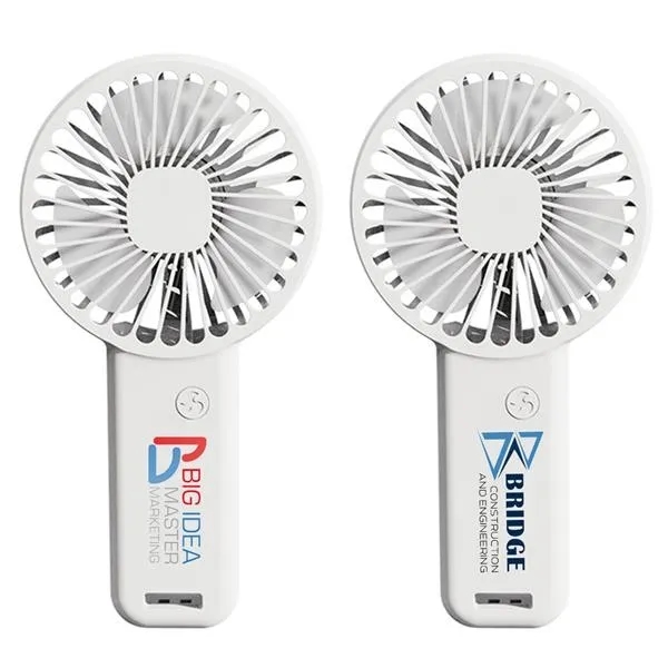 Rechargeable Hand Held Fan With Phone Stand 1