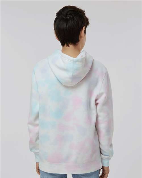 Youth Midweight Tie-Dyed Hooded Sweatshirt - PRM1500TD 44