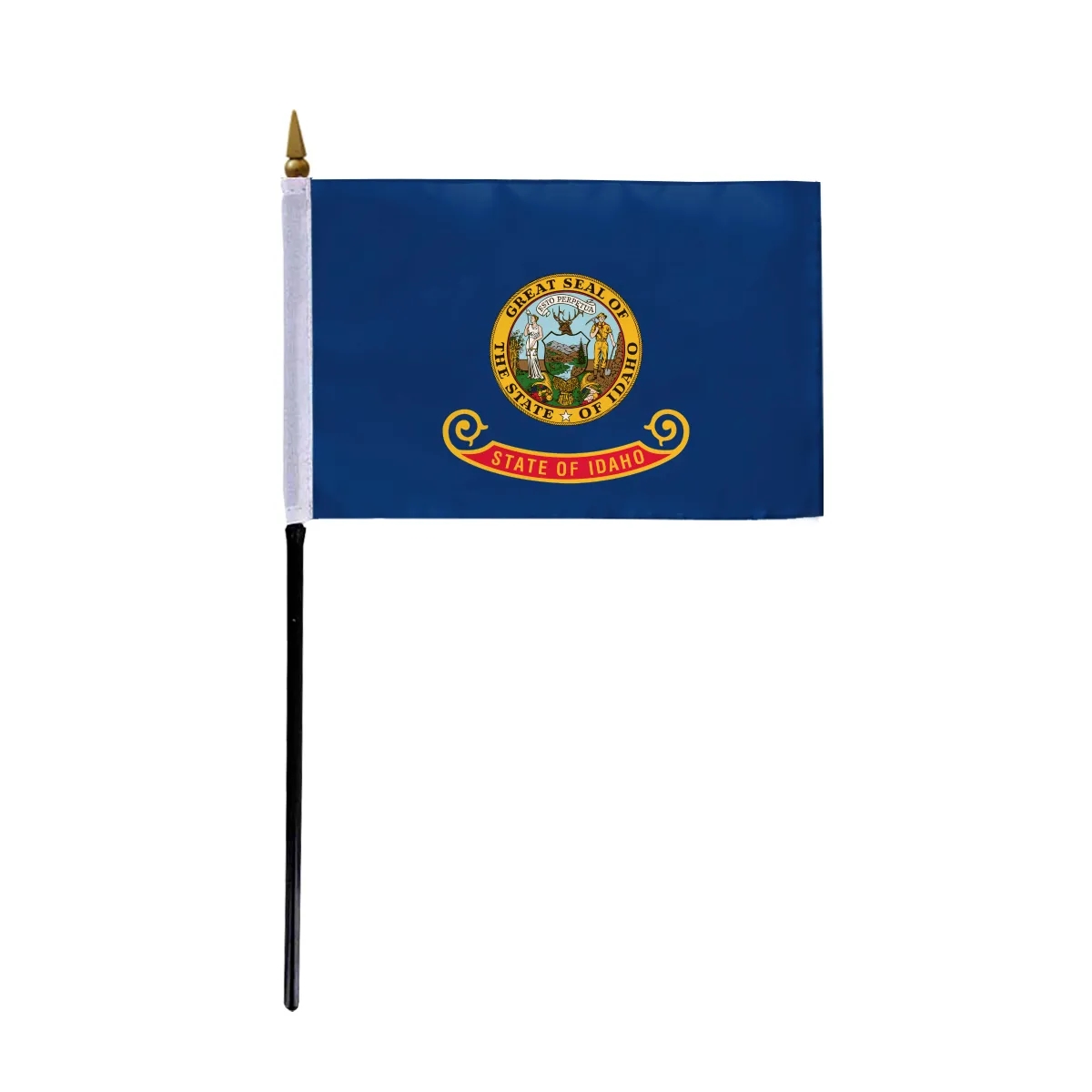 4"x6" & 12"x18'' Idaho ePoly Printed Stick Flags 2