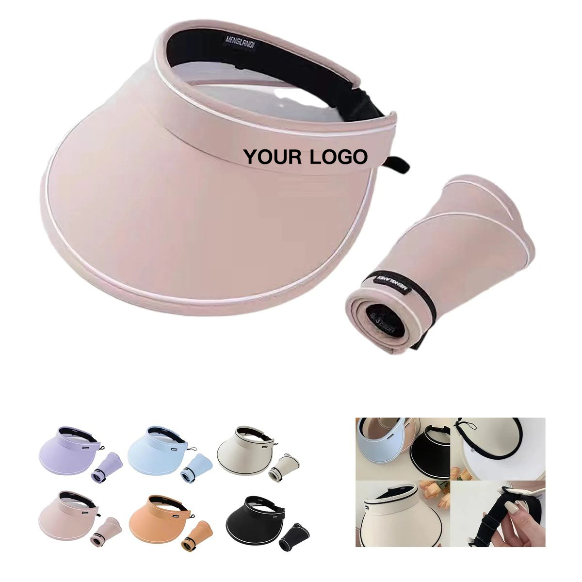 Ponytail Friendly Sun Visor Lightweight 8