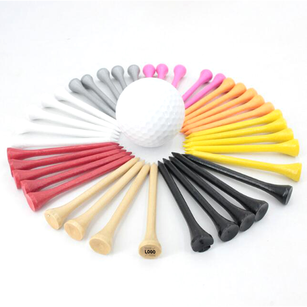 Golf Tees Professional Natural Wood 5