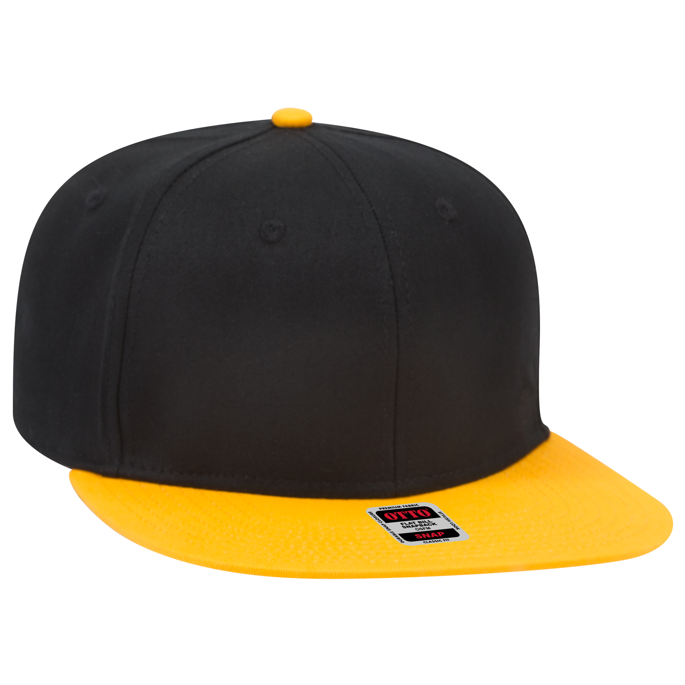 OTTO CAP "OTTO SNAP" 6 Panel Mid Profile Snapback Hat