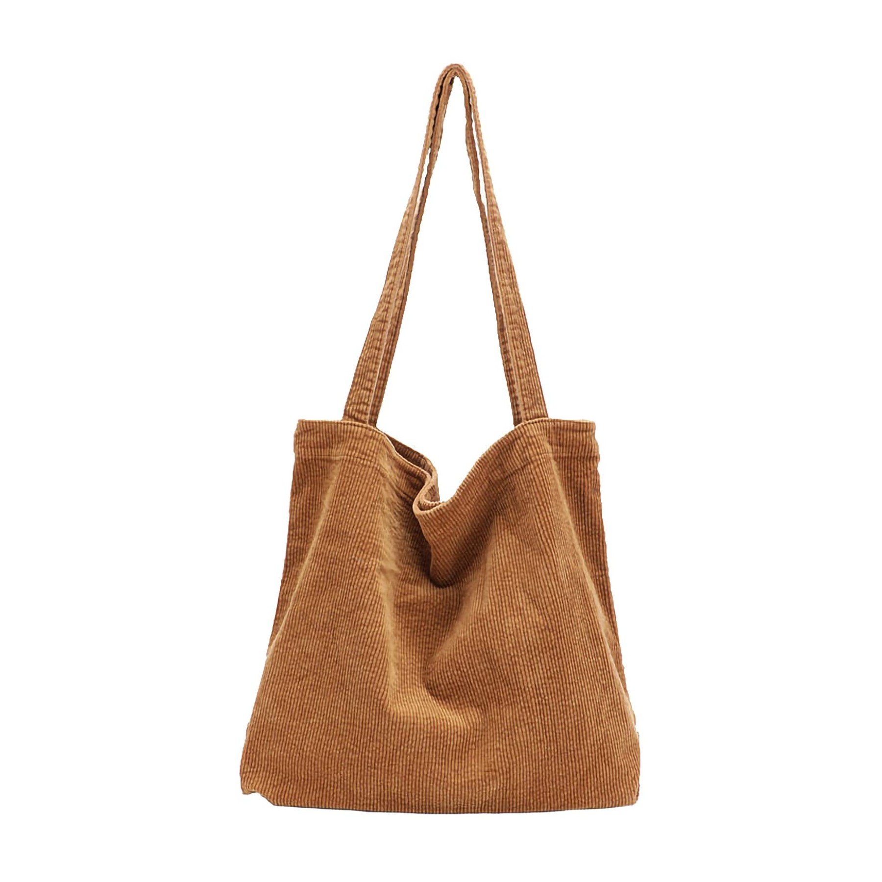 Corduroy Shoulder Tote Bag 4