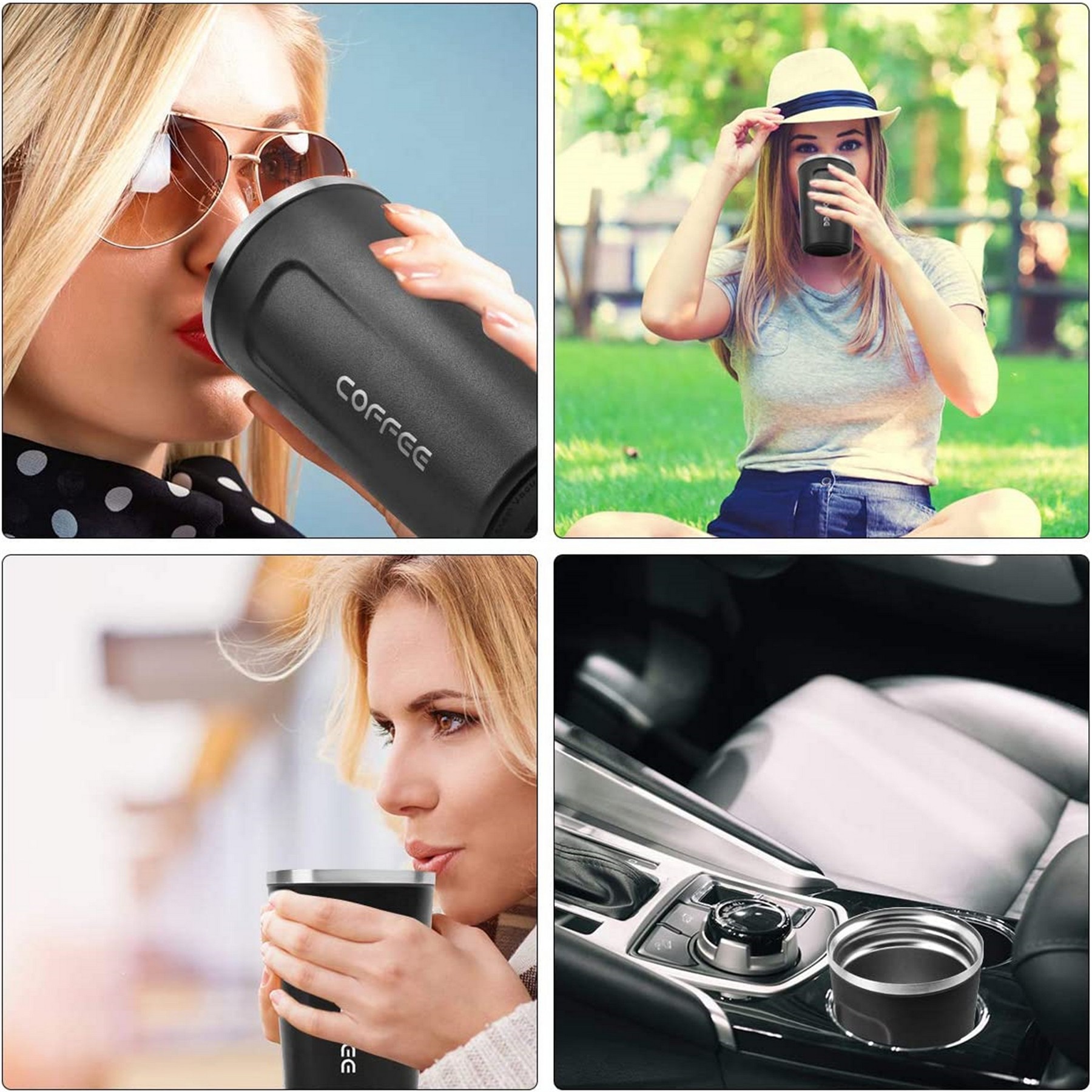 12 Oz Vacuum Insulated Coffee Travel Mug 2