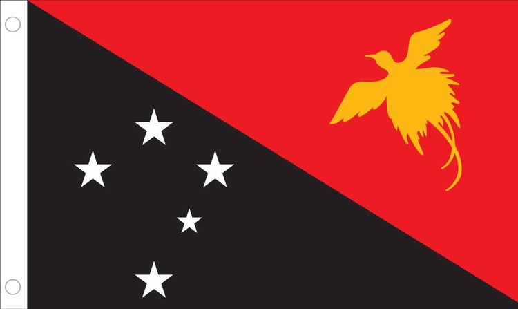 Papua New Guinea Flag - 4' x 6' - Nylon 2