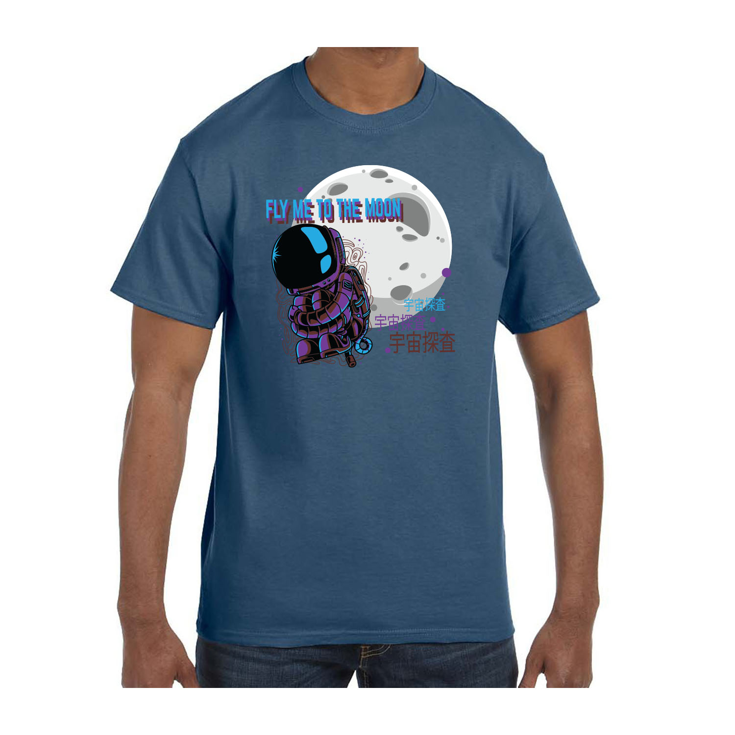Gildan™ 5.3 oz Cotton Pre-Shrunk T-Shirt (Full Color Imprint) 56