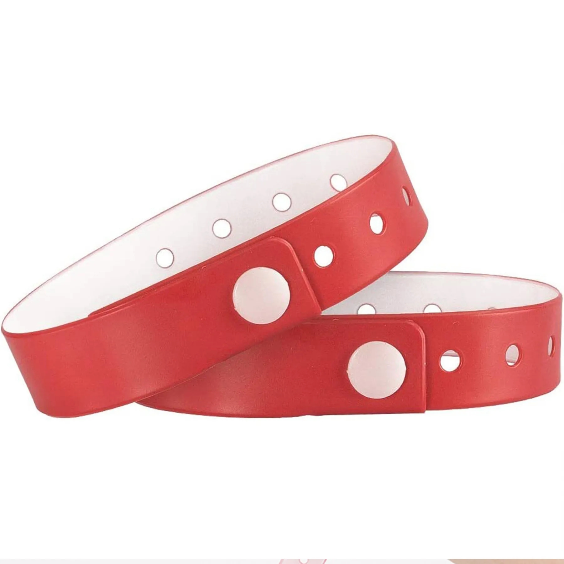 High Quality Waterproof Custom Color PVC Vinyl Wristbands 9