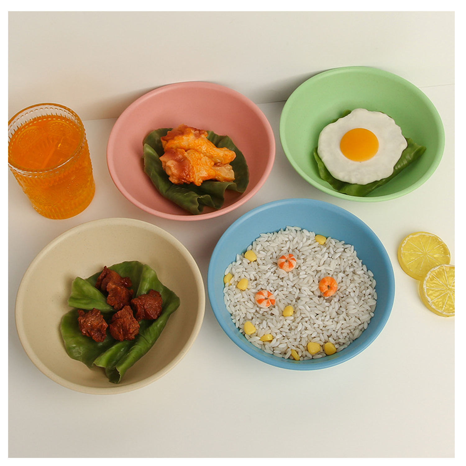 Eco-Friendly Wheat Straw Cereal Bowl 2