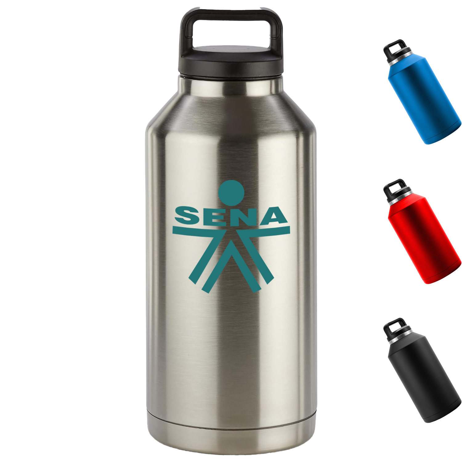 64-ounce Tumbler Made of Stainless Steel with Carrying Handle 1